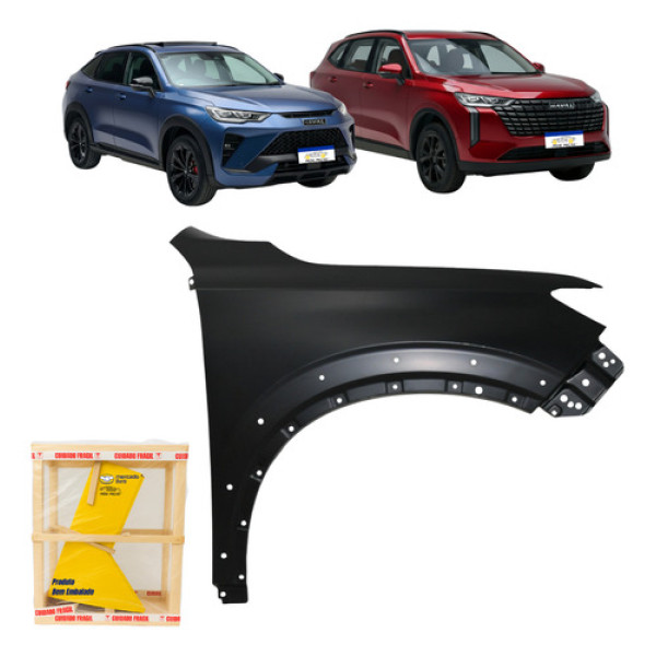 Paralama Gwm Haval H6 Gt 2023 2024 2025 2026 Novo Preto L.d
