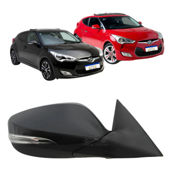 Retrovisor Ld Elétrico C/pisca Veloster 2012 2013 Direito