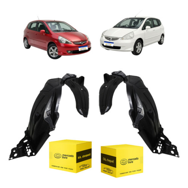 Par Parabarro Dianteiro Fit 2003 2004 2005 2006 2007 2008
