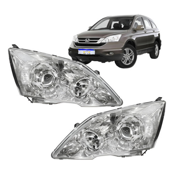 Par Farol Honda Crv Cr-v 2007 2008 2009 2010 2011 Novo Direito