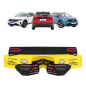 Jogo Lanternas Traseiras Vw Nivus 2020 2021 22 23 24 25 2026 Ambos Lados Fume