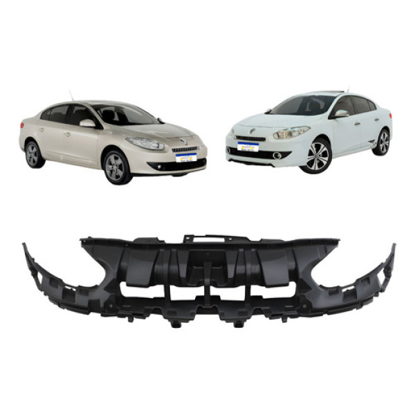 Grade Interna Fluence Dynamique Privilege Gt 2011 A 2014 Preto Plástico