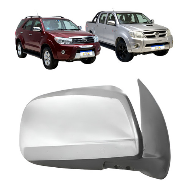 Retrovisor Direito Toyota Hilux 2006 A 2015 Elétrico Cromado Retrovisor Direito Toyota Hilux 2006 A 2015 Elétrico Cromado
