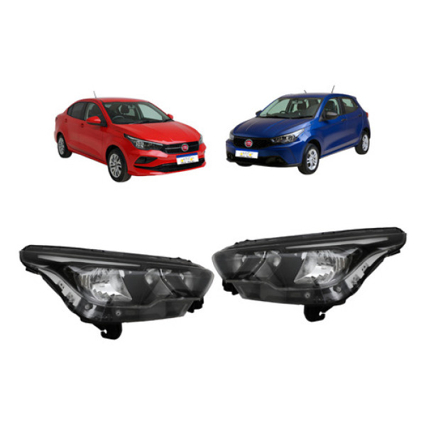 Farol Cronos Argo 2024 A 2026 Com Led Sinaleira  Ambos Lado Ambos Lados Farol Cronos Argo 2024 A 2026 Com Led Sinaleira  Ambos Lado Ambos Lados