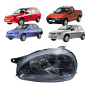 Par Farol Gm Corsa 1994 1995 1996 A 2010 Mascara Negra Novo