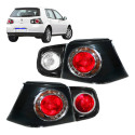 Lanterna Volkswagen Golf 2008 2009 2010 2011 2012 2013 Par - Direito - Preto