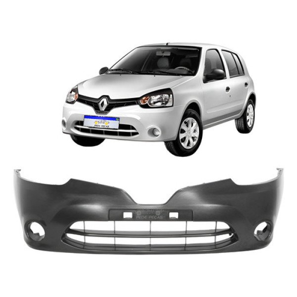 Parachoque Dianteiro Renault Clio 2013 2014 2015 2016 Novo Preto