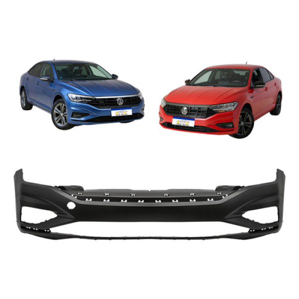 Parachoque Dianteiro Vw Jetta 2019 A 2021 Novo S/f Sensor Preto
