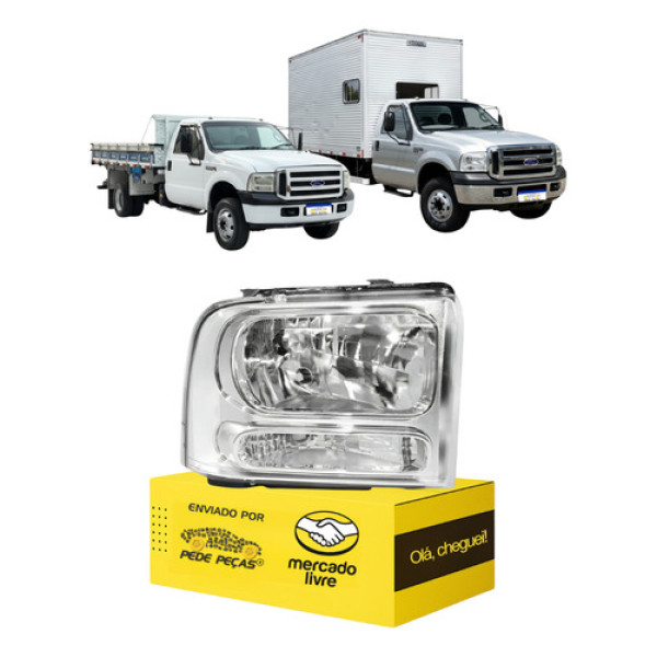 Farol F4000 F350 2011 2012 13 14 15 2016 2017 2018 2019 L.d Direito/passageiro