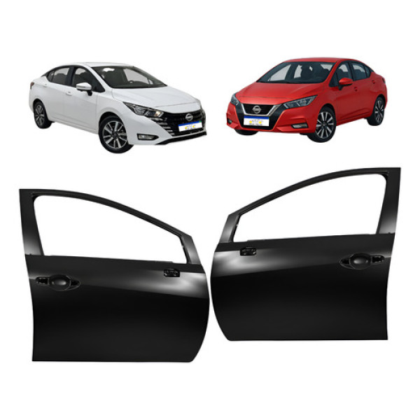 Porta Dianteira Versa 2021 A 2025 Par Direita Esquerda Novo Ambos Lados Preto Porta Dianteira Versa 2021 A 2025 Par Direita Esquerda Novo Ambos Lados Preto