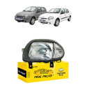 Farol Renault Clio 1999 2000 01 02 2003 Máscara Negra Le Esquerdo/motorista