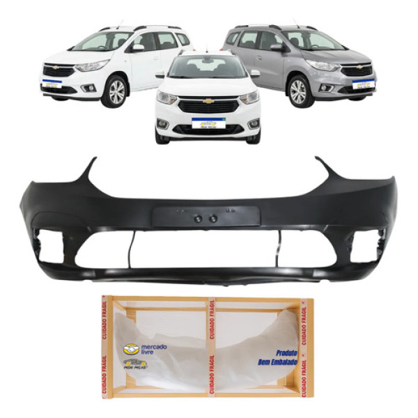 Parachoque Dianteiro Chevrolet Spin 2019 2020 A 2024 Novo Preto
