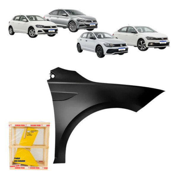 Paralama Volkswagen Polo Virtus 2017 2018 2019 A 2026 Novo