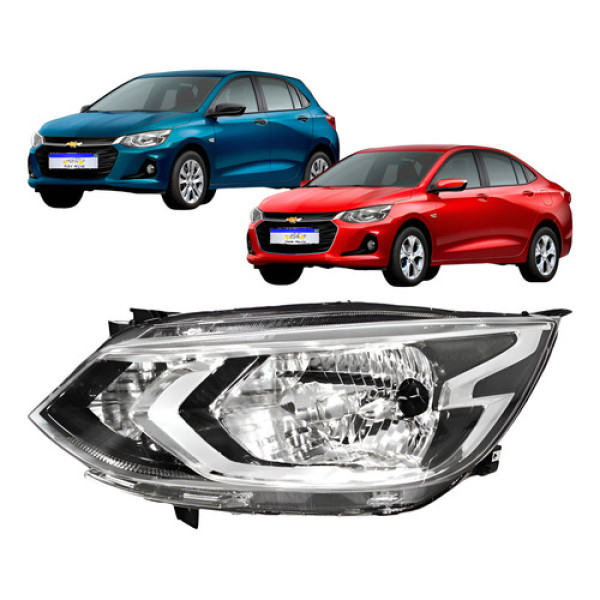 Farol Chevrolet Onix Plus Ltz 2020 2021 2022 2023 2024 25 Le Esquerdo Farol Chevrolet Onix Plus Ltz 2020 2021 2022 2023 2024 25 Le Esquerdo