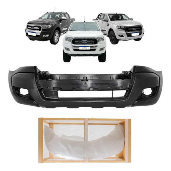Parachoque  Ford Ranger 2016 2017 2018 2019 Novo Preto