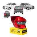 Sinaleira Traseira Ford Ka Hatch 2015 16 17 A 2021 Fumê Le Esquerdo/motorista Bicolor Fumê