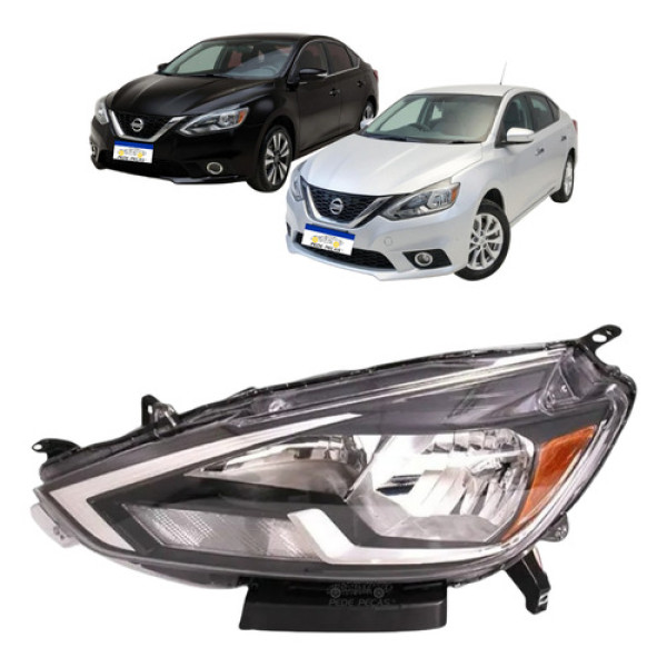 Farol Esquerdo Nissan Sentra 2017 2018 2019 2020