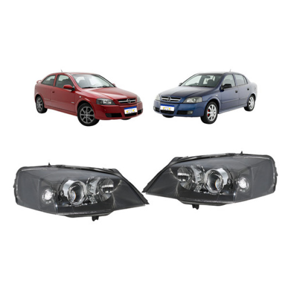 Par Farol Chevrolet Astra 2006 2007 2008 2009 2010 2011 Novo - Ambos Lados