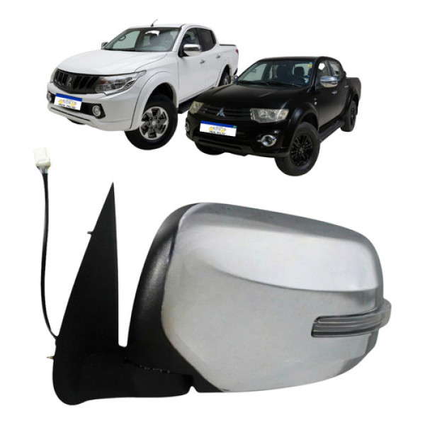 Retrovisor Mitsubishi Triton 2017 A 2020 C/pisca Retrátil