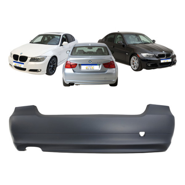 Parachoque Traseiro Bmw Serie 3 2009 A 2012 Sem Furo Sensor Parachoque Traseiro Bmw Serie 3 2009 A 2012 Sem Furo Sensor