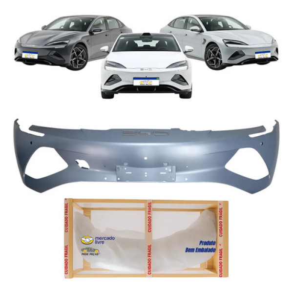Parachoque Byd Seal Gs 2023 2024 2025 Novo Dianteiro Cinza