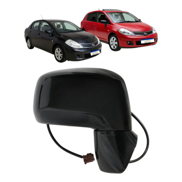 Retrovisor Ld Nissan Tiida 2008 2009 2010 A 2013 Elétrico 