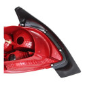 Sinaleira Traseira Peugeot 207 Hatch 2008 09 10 11 A 2015 Ld Direito/passageiro Vermelho/cristal Com Grade Cromada