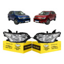 Par Farol Mitsubishi Outlander 2014 2015 S/projetor Manual Ambos Lados