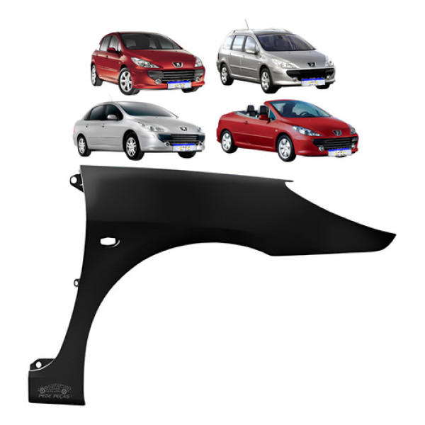 Paralama Peugeot 307 2007 2008 2009 2010 2011 2012 Novo Ld