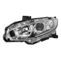Farol Honda Civic G10 2017 2018 2019 2020 2021 Com Led Le Esquerdo/motorista
