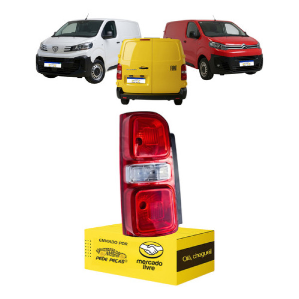 Lanterna Expert Jumpy Scudo 2017 2018 2019 2020 A 2025 Novo