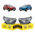 Par Farol Sinaleira Toyota Rav4 Top 2017 2018 C/motor C/led Ambos Lados