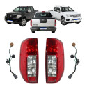 Par Lanterna Sinaleira Traseira Frontier 2008 A 2014 15 2016 Ambos Lados Vermelho
