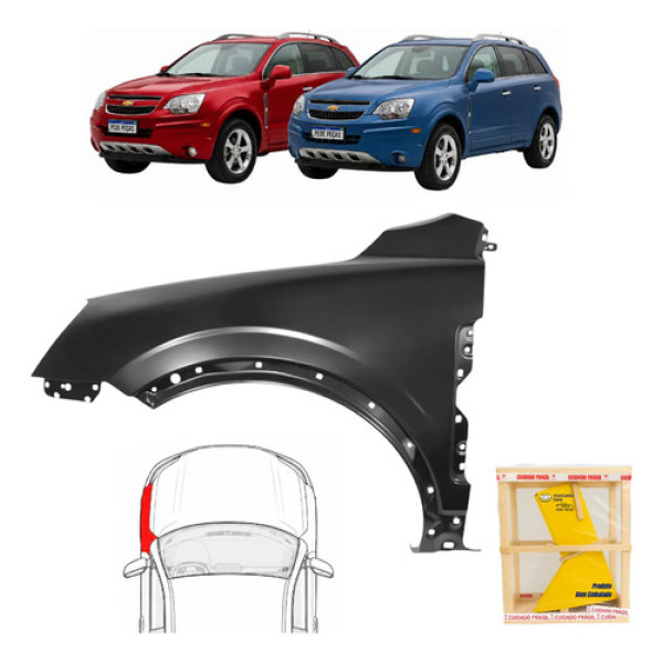 Paralama Gm Captiva Sport 2008 A 2017 Novo Le