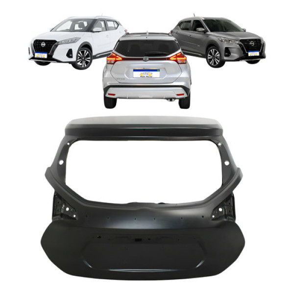 Tampa Traseira Kicks 2022 A 2025 Advance Exclusiva Sense - Preto