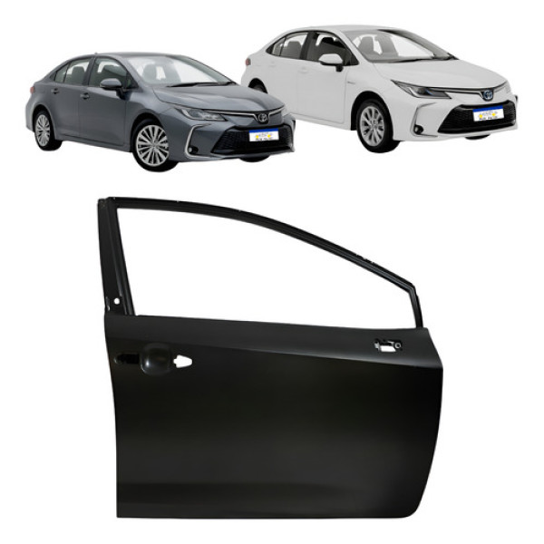 Porta Dianteira Corolla 2020 2021 2022 2023 2024 2025 L.d - Dianteira - Direita - Preto Porta Dianteira Corolla 2020 2021 2022 2023 2024 2025 L.d - Dianteira - Direita - Preto