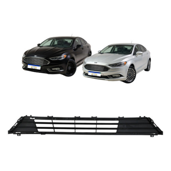 Grade Central Parachoque Inferior Ford Fusion 2016 A 2019