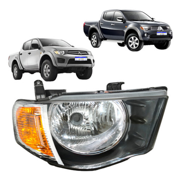 Farol Mitsubishi L200 Triton 2008 2009 2010 2011 A 2017 Ld Direito