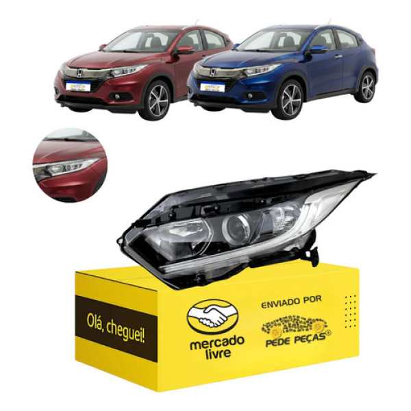 Sinaleira Farol Honda Hrv 2019 A 2021 Led C/motor Lx Le Esquerdo/motorista