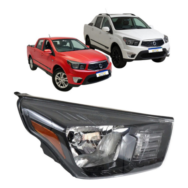 Farol Ld Ssangyong Actyon Sport Dlx 2013 2014 2015 A 2018