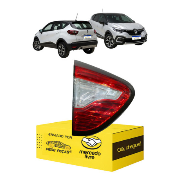 Lanterna Tampa Captur 2017 2018 2019 2020 2021 Esquerdo Esquerdo/motorista Vermelho