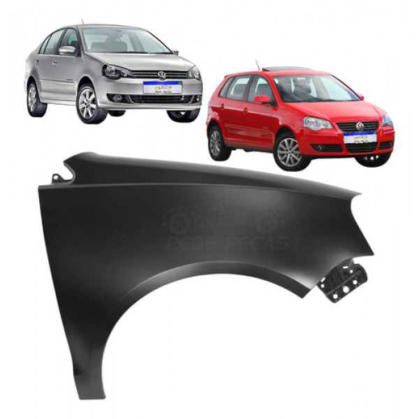 Paralama Volkswagen Polo 2007 2008 2009 2010 2011 A 2014 Ld