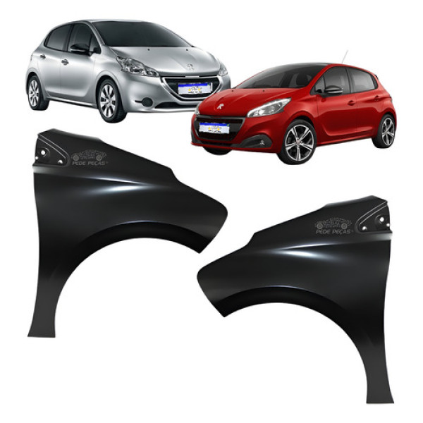 Paralama Peugeot 208 2013 2014 2015 2016 2017 2018 2019 2020