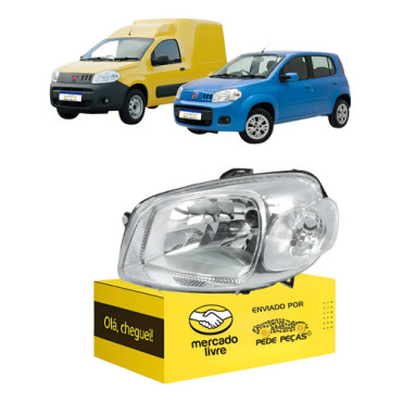 Farol Esquerdo Fiat ...