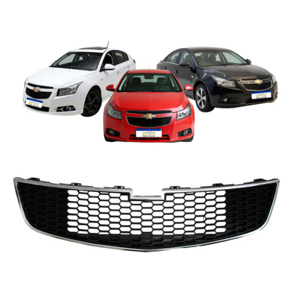 Grade Inferior Cruze Hatch Sedan 2012 2013 2014 Cromado Preto
