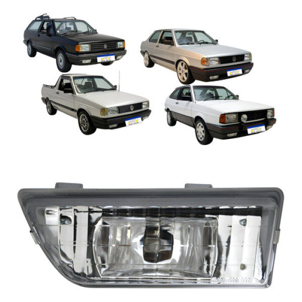 Farol Milha Direito Gol Parati Voyage Saveiro 1987 A 1998 Cristal Passageiro