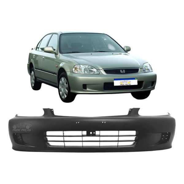 Para-choque Dianteiro Honda Civic 1999 2000 Novo Lx Ex
