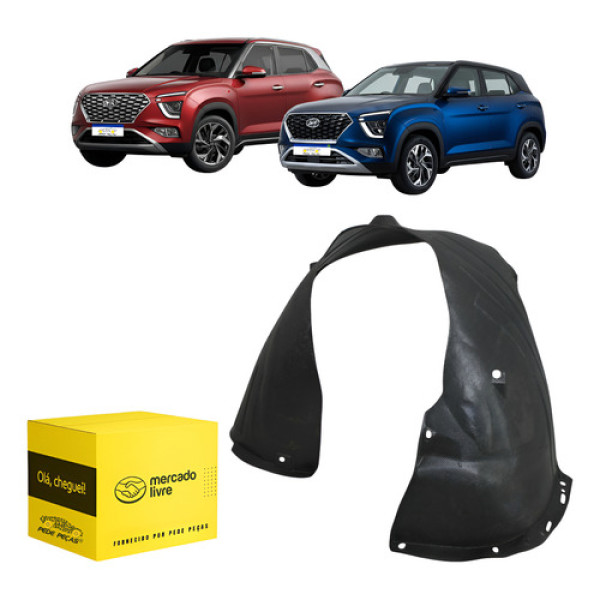 Parabarro Dianteiro Esquerdo Creta 2022 2023 2024 2025