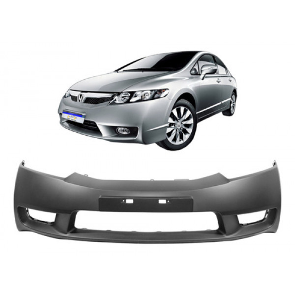 Parachoque Honda Civic 2009 2010 2011 C/ Ressalto Placa