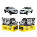 Par Farol Renault Kwid 2017 18 19 20 2021 Sem Friso Ambos Lados